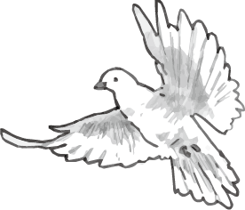 鳩のイラスト キリスト教教育関係者のためのフリーイラストサイト